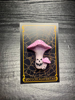 Spring time spooky mushroom pin